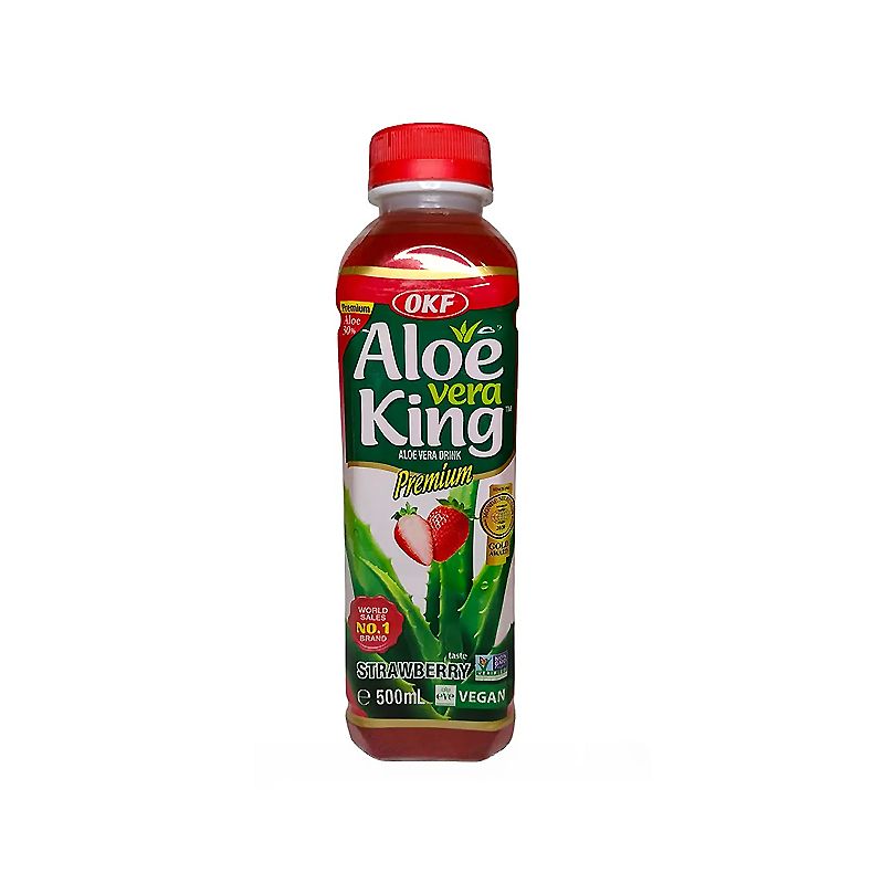 Напій OKF Aloe Vera King зі смаком полуниці 500мл thumbnail popup