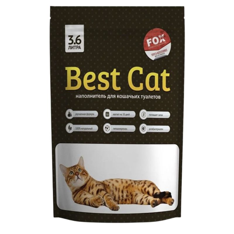 Наповнювач Best Cat силікагелевий для котів, 3,6 л. thumbnail popup