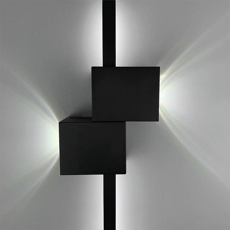 Настінний чорний світильник Сomfort у 3-х розмірах thumbnail popup