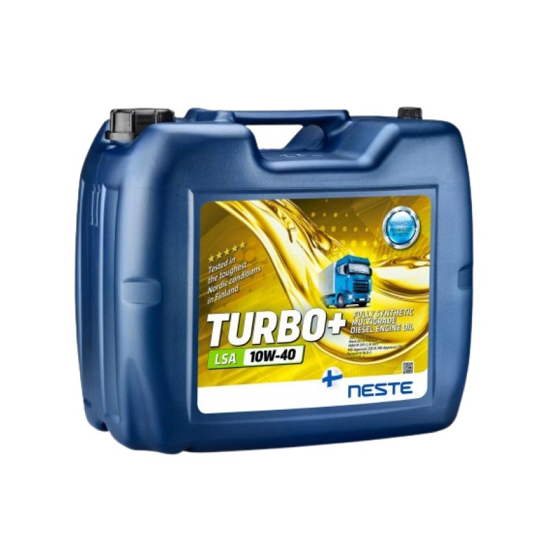 Олива моторна Neste Turbo+LSA 10W40 API CK-4 E6, Е9 синтетична, 20л thumbnail popup
