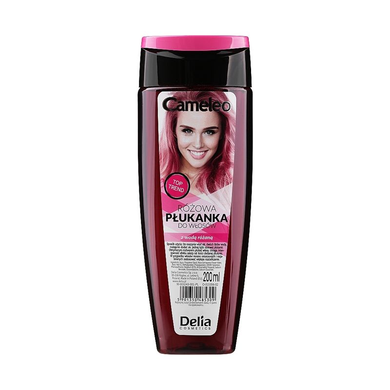 Ополіскувач відтінковий DL CAMELEO для волосся, рожевий, 200мл (485309) thumbnail popup