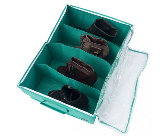 Органайзер для обуви на 4 пары ORGANIZE лазурь 48 * 34 * 20 см (Lzr-O-4) thumbnail popup