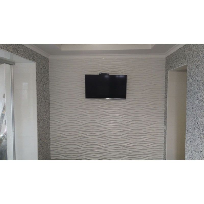 Панелі 3Д Igips,"Хвиля" з гіпсу для спальні та оздоблювальних робіт, розмір 50x50 (Волна) thumbnail popup