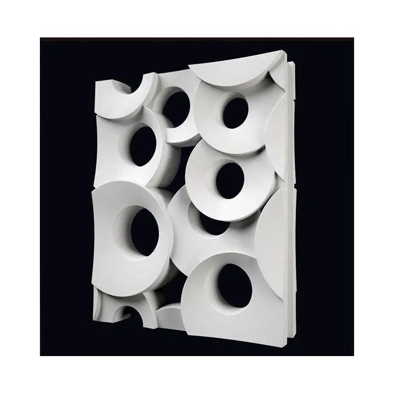 Панелі 3D Igips, "Кольца" гіпсові, декоративні, міжкімнатні перегородки, розмір 40*50*10см thumbnail popup