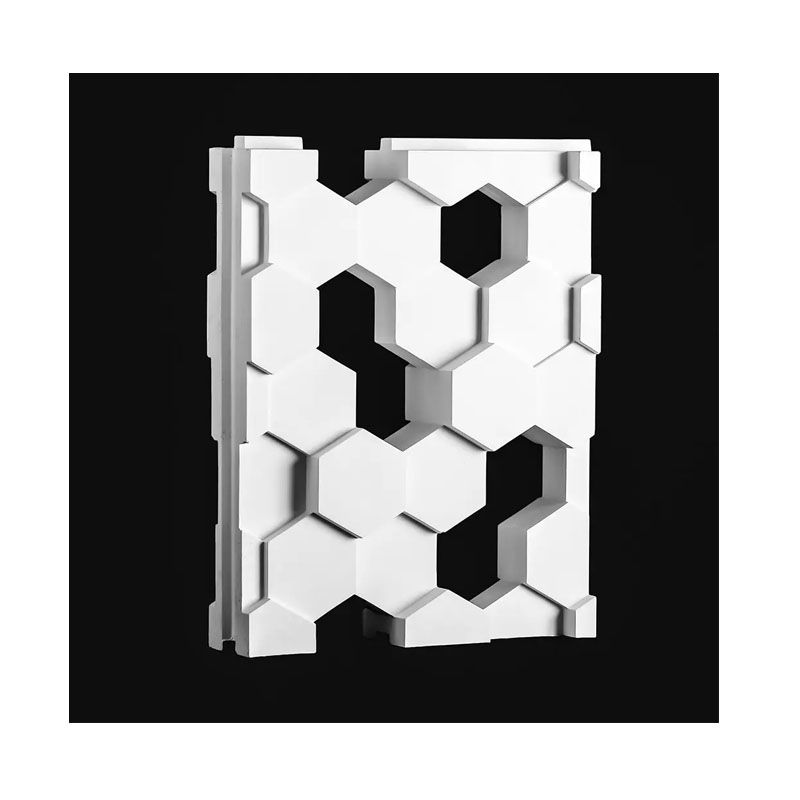 Панелі 3D Igips, "Соти" гіпсові, міжкімнатні, стінові, перегородки, розмір 40*50*10см thumbnail popup