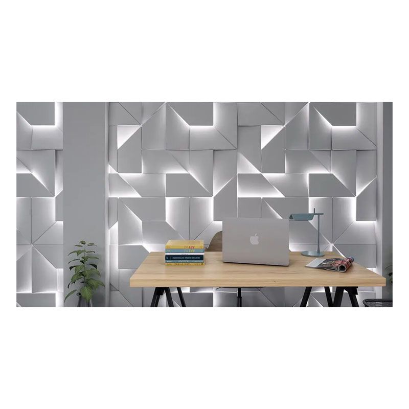 Панелі 3D Igips, "Світлові IQ" гіпсові, світлові для декору стін, розмір 50*25см thumbnail popup