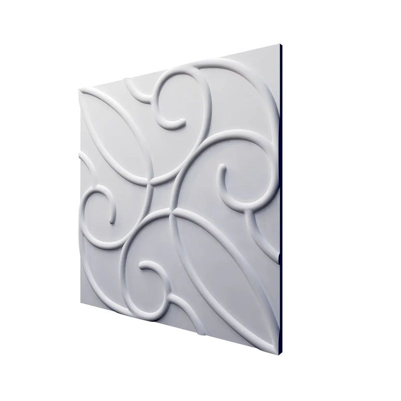 Панелі 3D Igips, "Вензель" гіпсові, декоративні, розмір 50х50см thumbnail popup