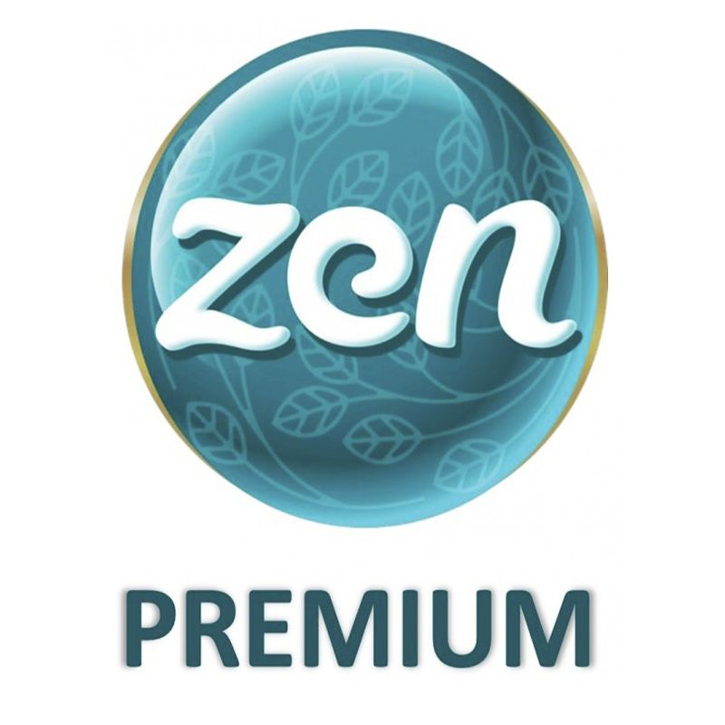Рушники паперові ZEN Premium 50 ДУЖЕ великих відривів, 11 м, 3 шари, 2 рулони (100275) thumbnail popup