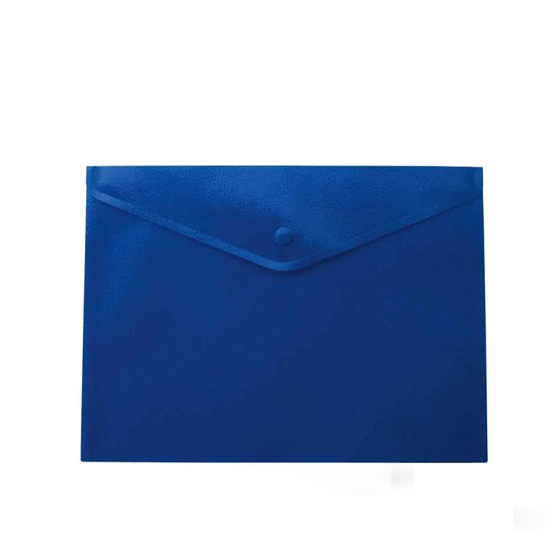 Папка-конверт А5 на кнопці, матова, синя, 6 шт в упаковці (BM.3935-02) thumbnail popup