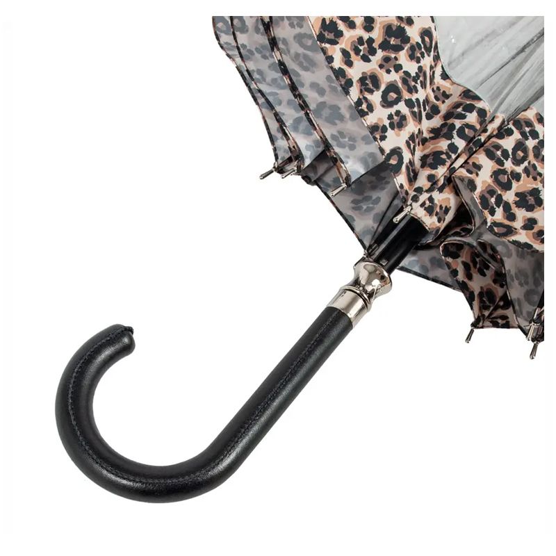 Парасолька-тростина жіноча Fulton L866  Birdcage-2 Luxe Natural Leopard  (56409) thumbnail popup