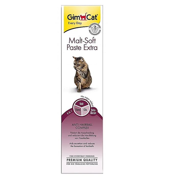 Паста Для кішок Gimborn GimCat Malt-Soft Екстра для виведення вовни 200 г thumbnail popup