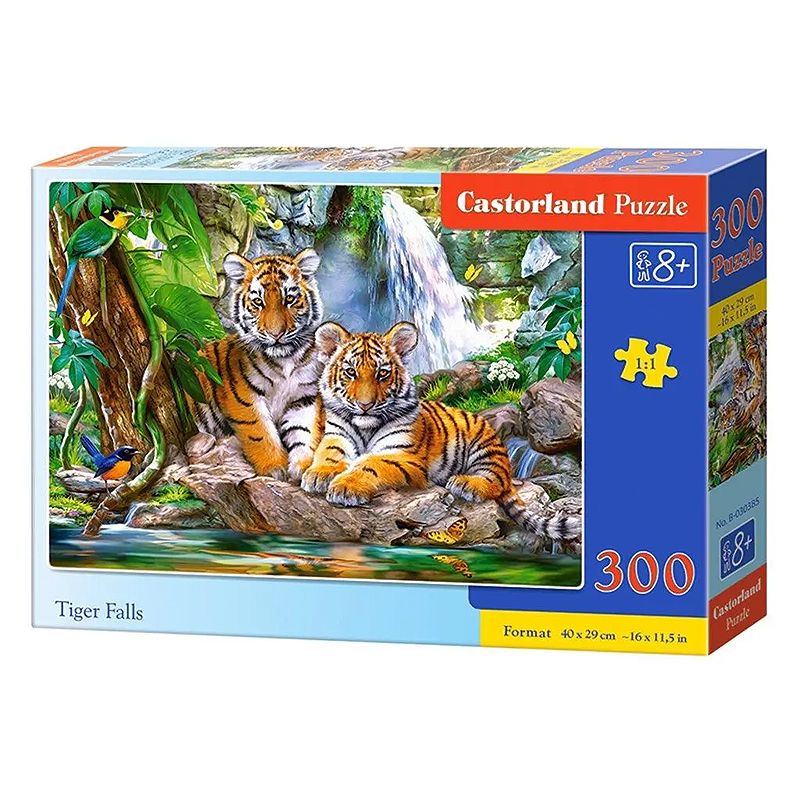 Кастор пазли 300 'Тигри', 40*29см (B-030385) thumbnail popup