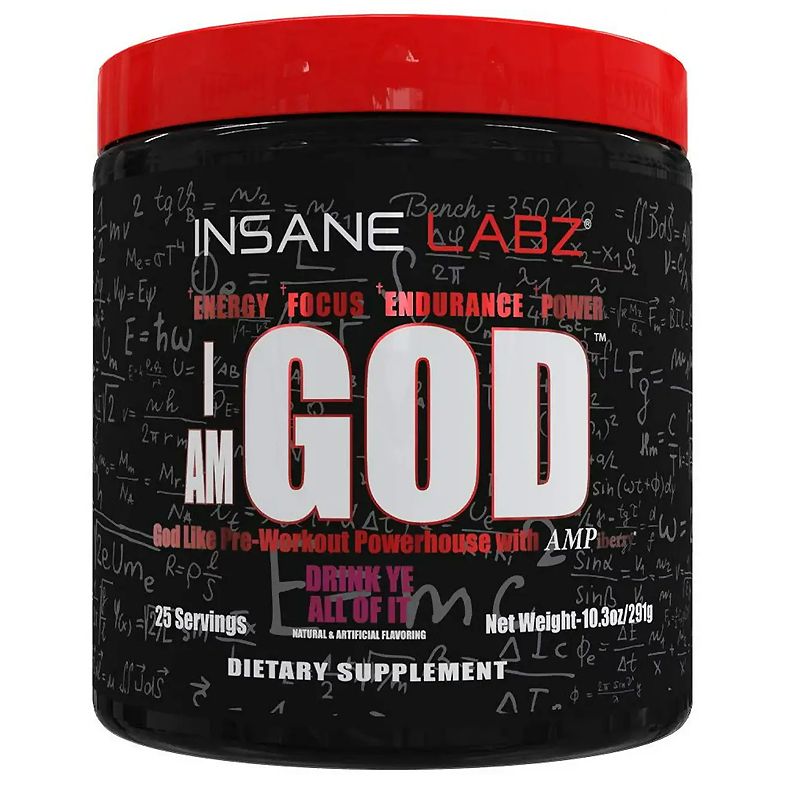 Передтренувальний комплекс Insane Labz I am GOD 296g (Drink Ye All Of It) thumbnail popup