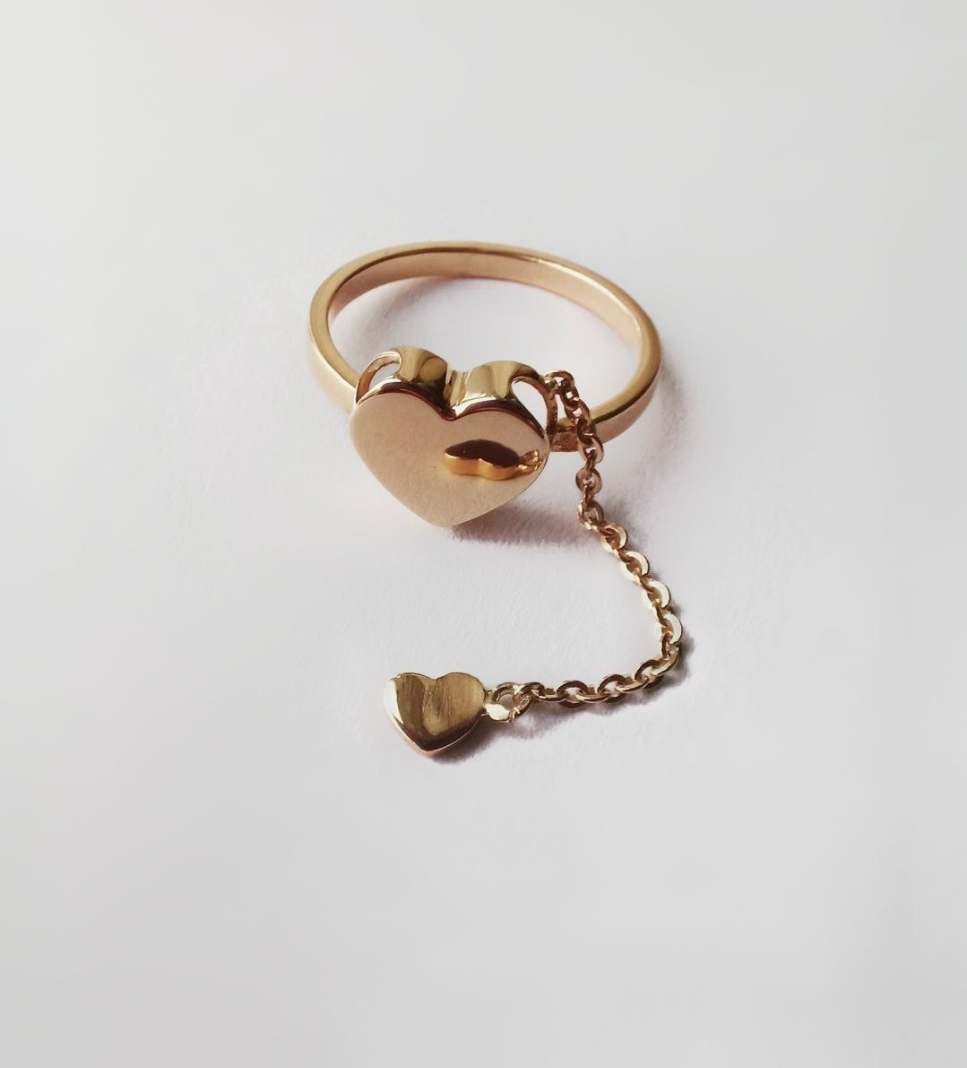 Перстень 'Серця двох' (П/61301), розмір 15,5, вага 2,7г thumbnail popup