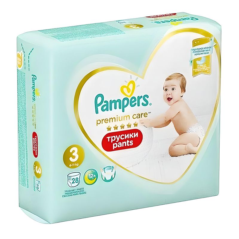 Підгузники дитячі Pampers Premium Care №3 6-11 кг 28 шт thumbnail popup