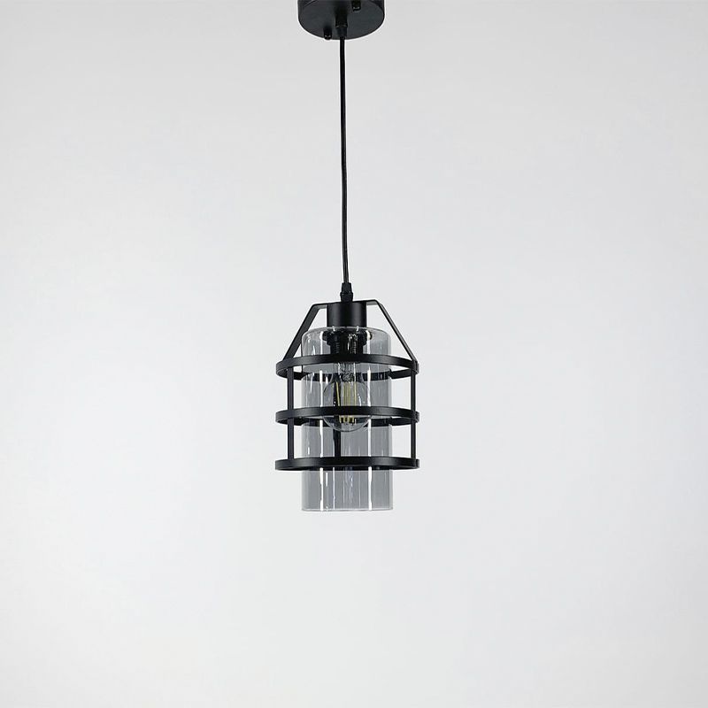 Підвісний світильник у стилі Loft у чорному корпусі thumbnail popup