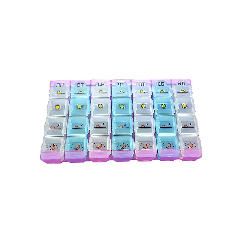 Пігульниця Tablettizer, тижнева преміум, фіолетова (830519) thumbnail popup