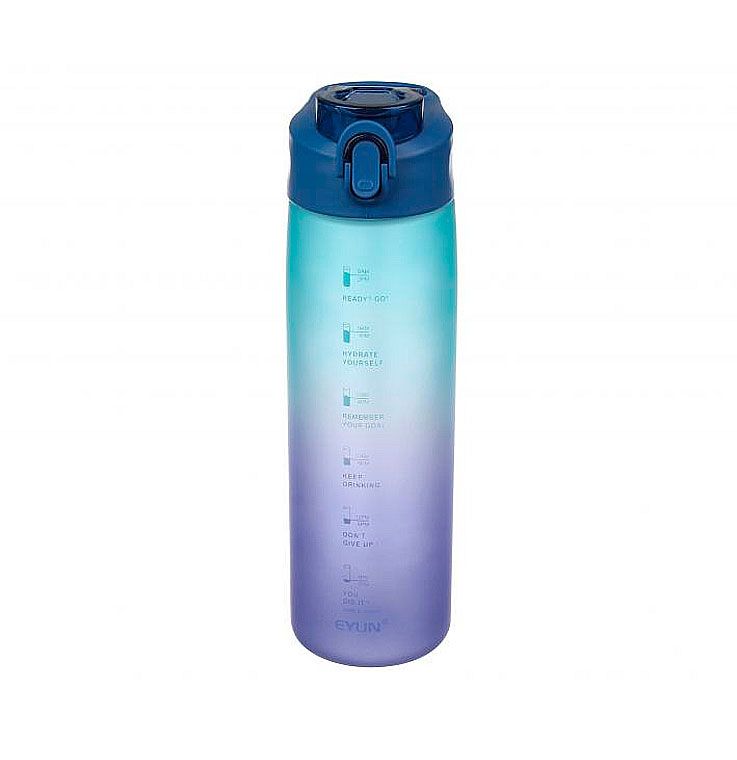 Пляшка для води Hdecor спортивна, синьо-фіолетова 950 мл (67-4056) thumbnail popup