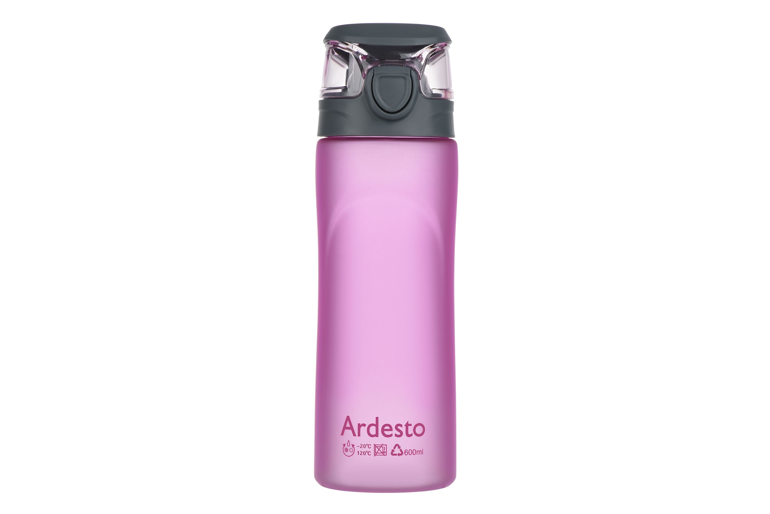 Пляшка для води Ardesto Matte Bottle (600 мл) (AR2205PR) thumbnail popup