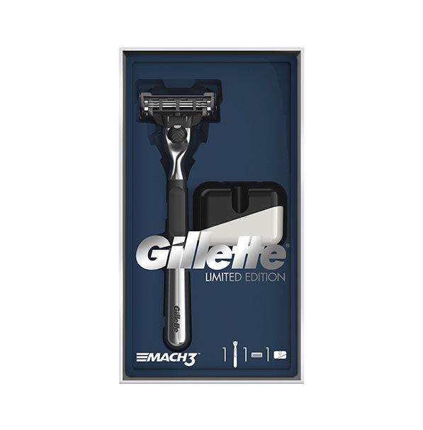 Подарочный набор Gillette Mach3 бритва и подставка thumbnail popup