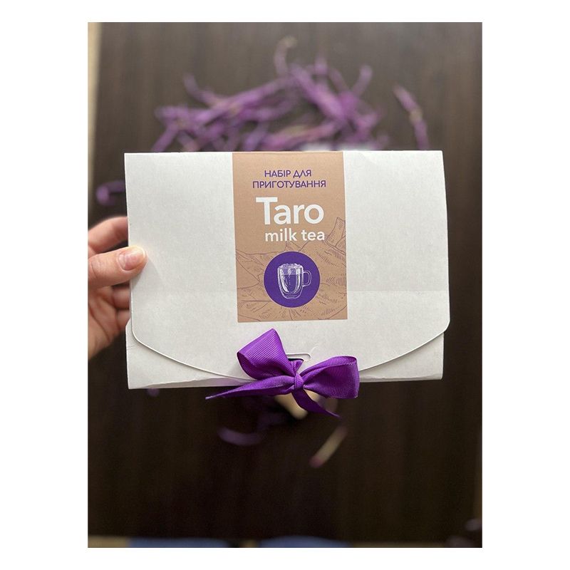 Подарунковий набір для приготування напою “TARO MILK TEA