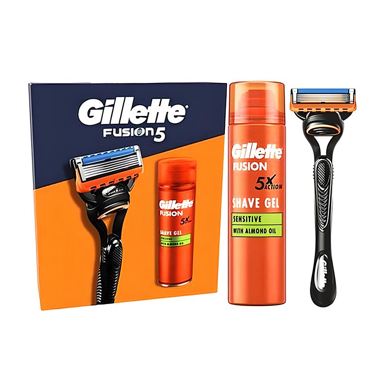 Подарунковий набір Gillette Fusion бритва + гель для гоління Sharp thumbnail popup