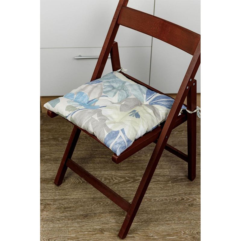 Подушка на стілець, Блакитні Квіти, ТМ Прованс, 40х40 см (30950)
 thumbnail popup