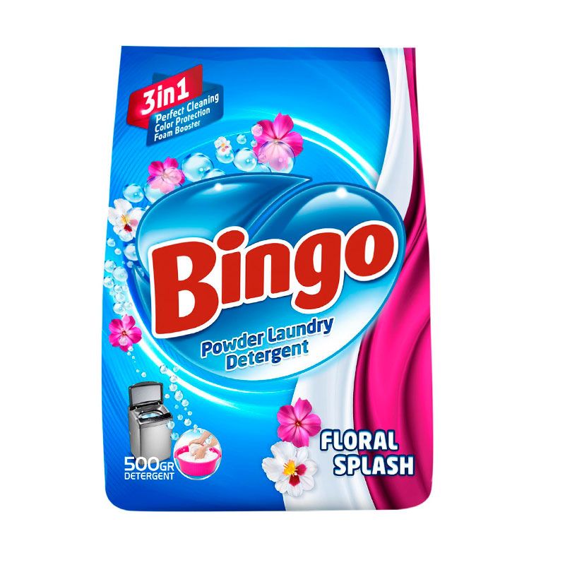 Порошок Bingo для прання Квітковий сплеск, 500г thumbnail popup