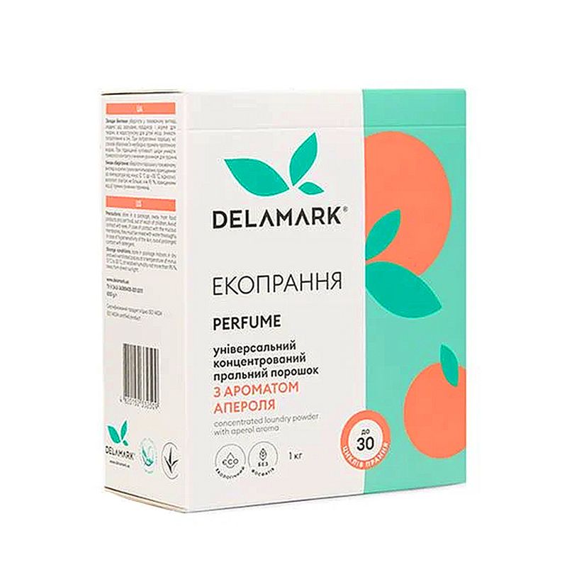 Порошок DelaMark універсальний для прання з ароматом Апероля, 1000г (332509) thumbnail popup