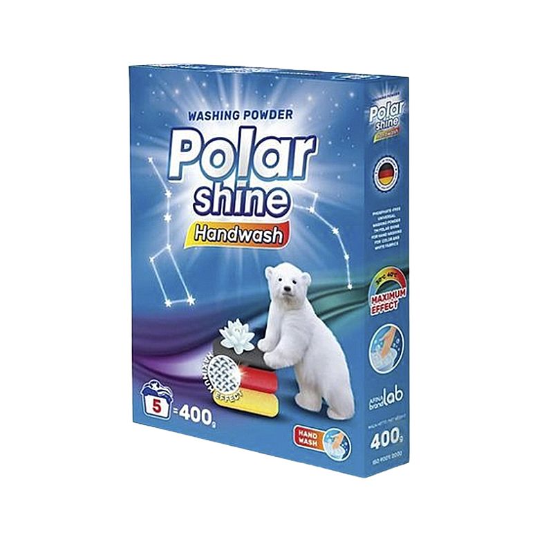 Порошок Polar Shine для ручного прання універсальний, 400 г thumbnail popup