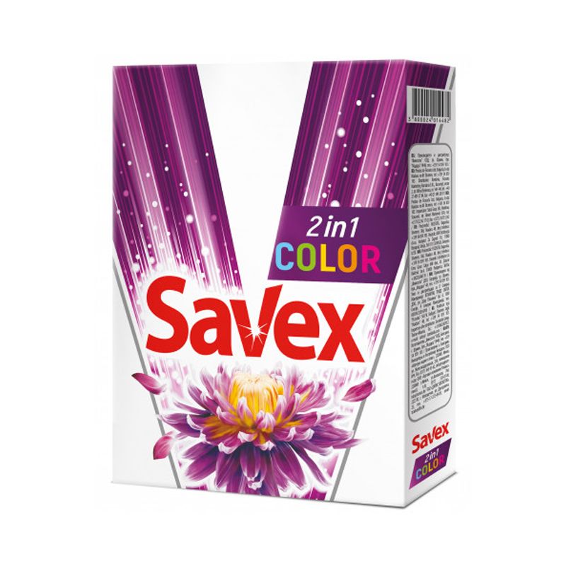 Порошок SAVEX для прання Parfum Lock 2in1 Color automat, 400г
 thumbnail popup