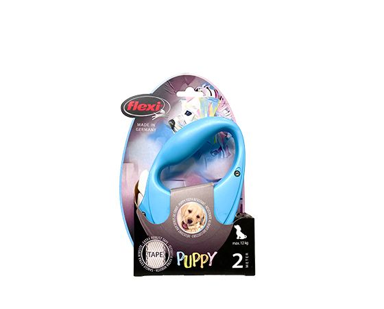 Повідок-рулетка Puppy для собак 2 м/12 кг, світло-синій (44513) thumbnail popup