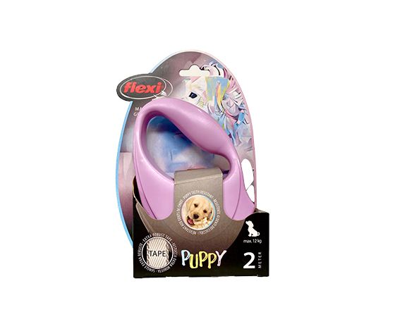 Повідок-рулетка Puppy для собак 2 м/12 кг, бузковий (44506) thumbnail popup
