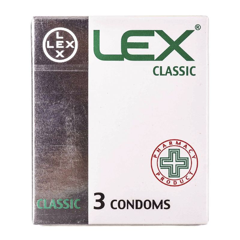 Презервативи LEX Classic Класичні з силіконовим змащувачем, 3шт thumbnail popup