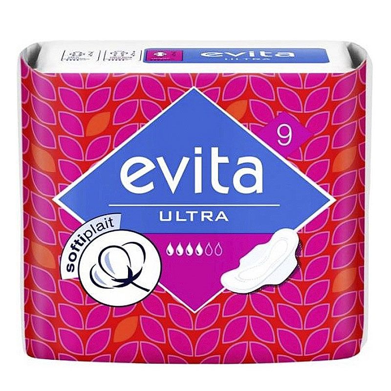 Прокладки гігієнічні Evita Ultra Long 8 шт (19357) thumbnail popup