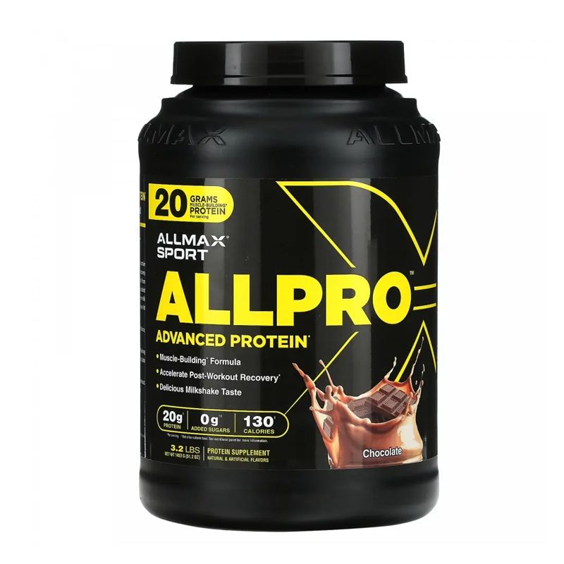 Протеїн Allmax Nutrition ALLPRO Advanced Protein 1453 g (Chocolate) - 174834 thumbnail popup