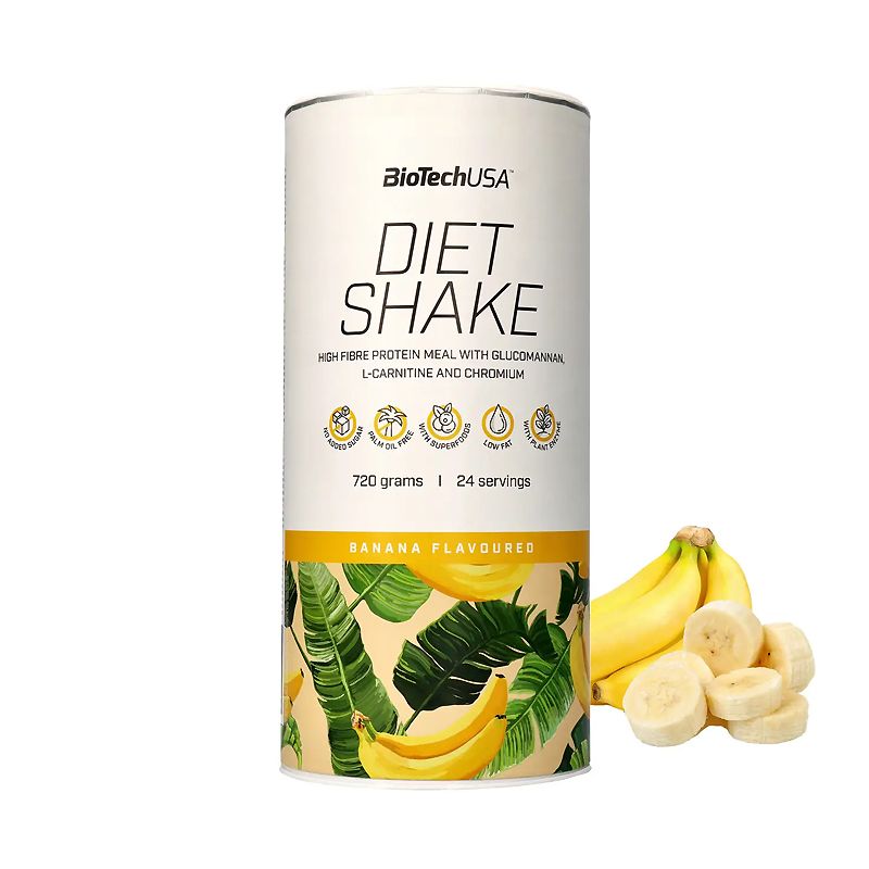 Протеїн BioTech Diet Shake 720 g (Banana) thumbnail popup