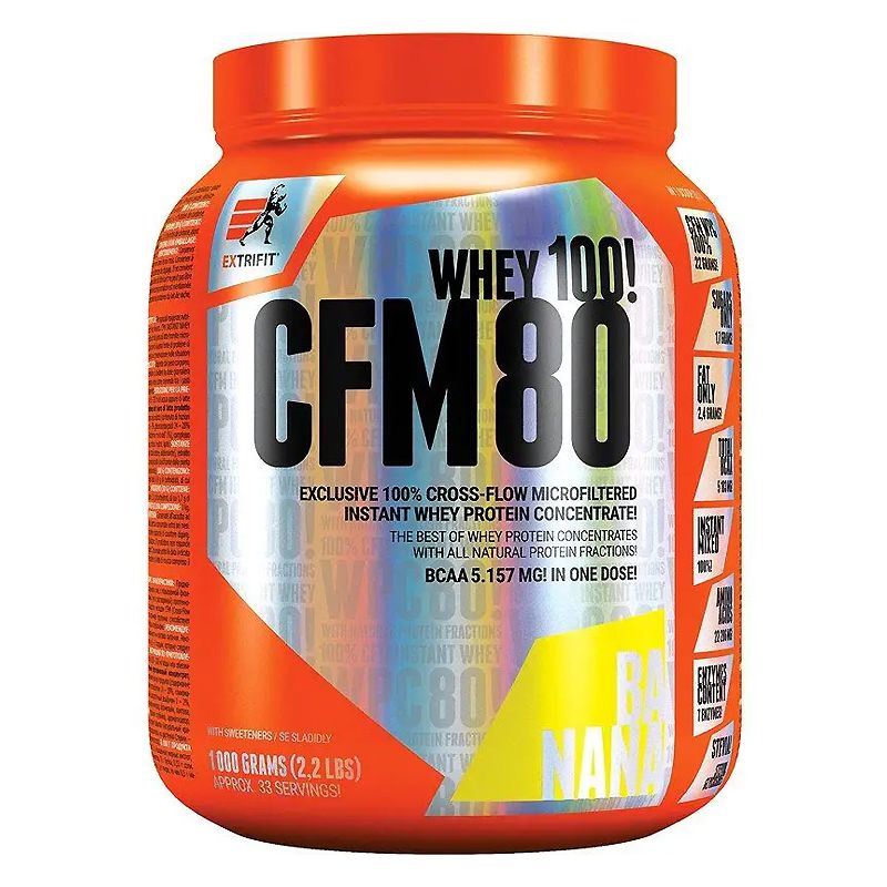 Протеїн Extrifit CFM Instant Whey 80 1000 g (Banana) thumbnail popup