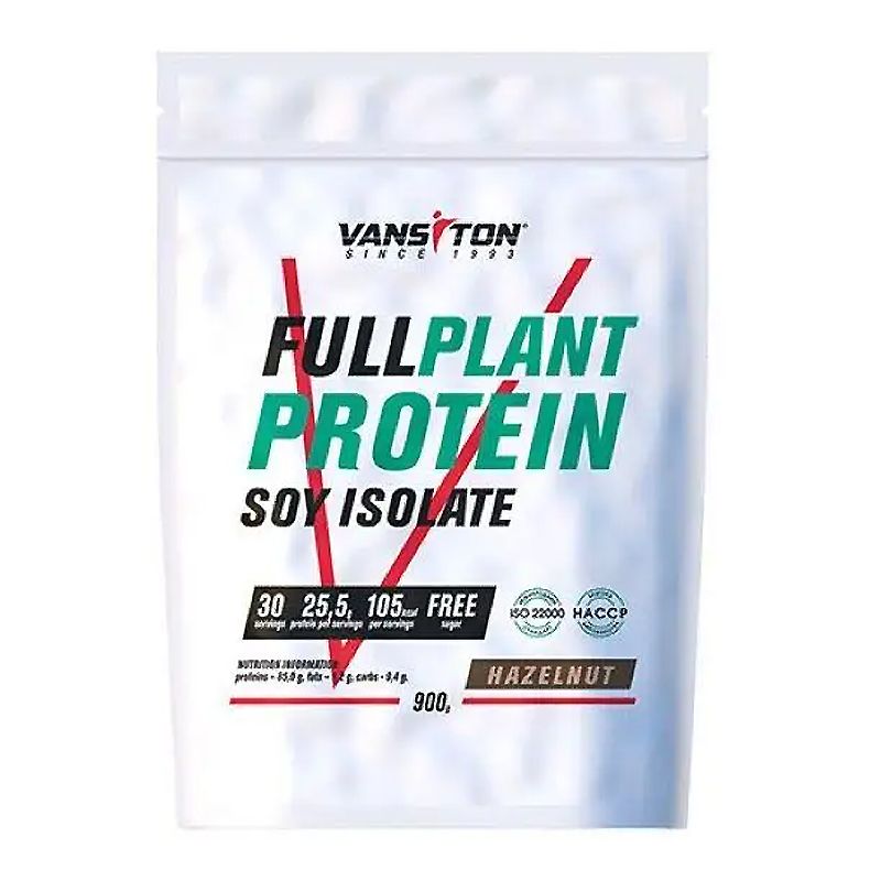 Протеїн Соєвий ізолят Plant protein Vansiton 900г Лісовий горіх thumbnail popup
