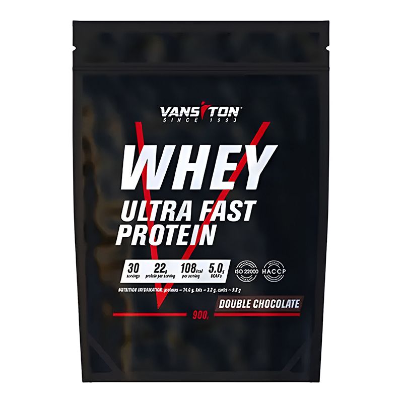 Протеїн Vansiton Ultra Protein 900 г (Подвійний Шоколад) thumbnail popup