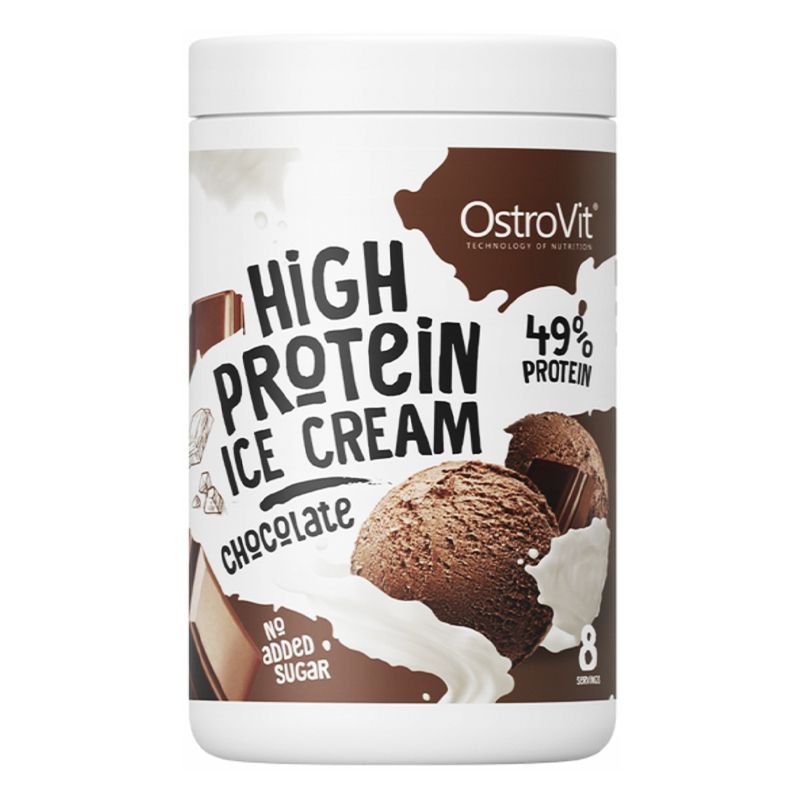 Протеїнове морозиво OstroVit High Protein Ice Cream 400 g (Chocolate) thumbnail popup