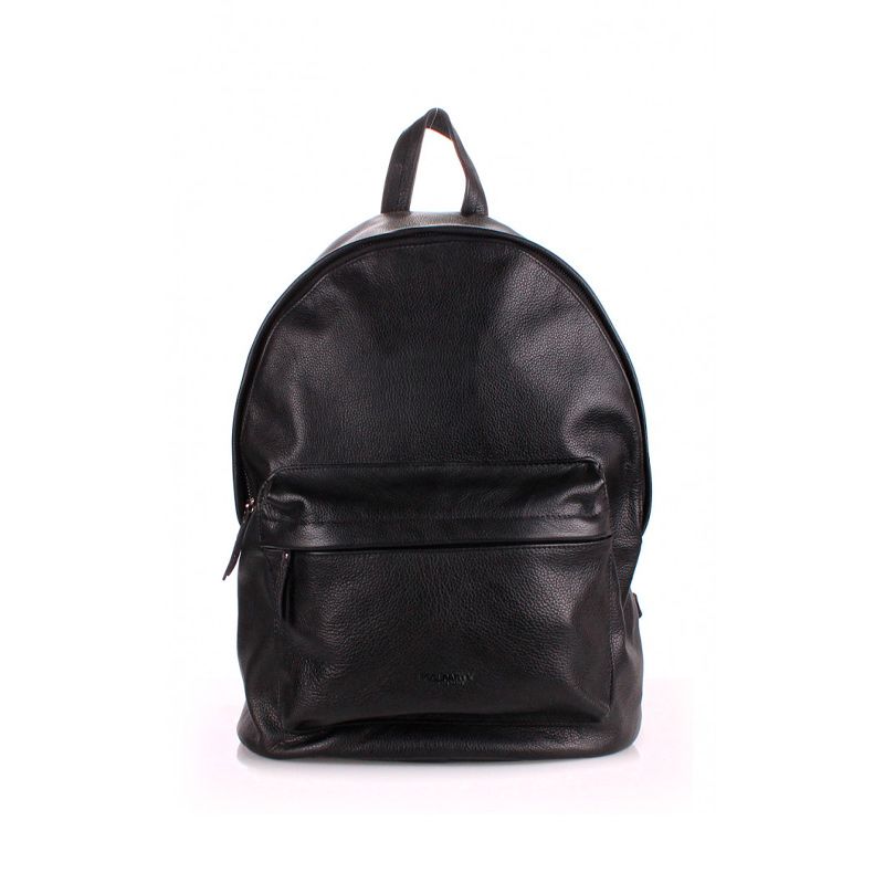 Рюкзак шкіряний POOLPARTY чорний (backpack-leather-black) thumbnail popup