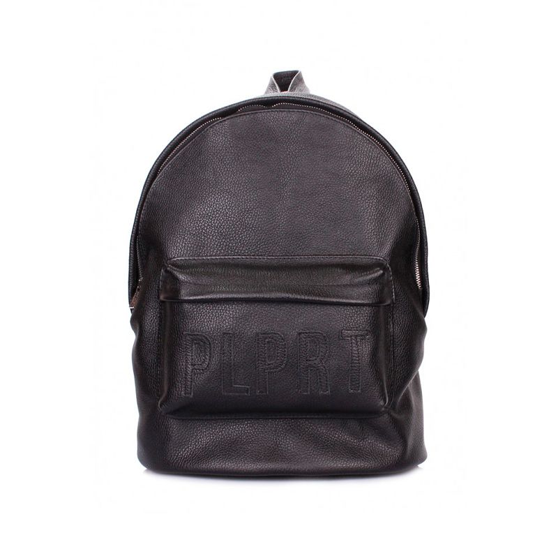 Рюкзак шкіряний POOLPARTY чорний (backpack-plprt-leather-black) thumbnail popup