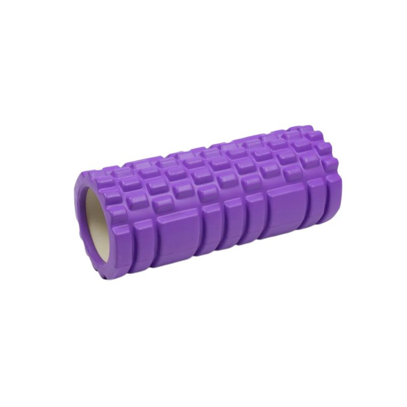 Ролик масажний EasyFit, Grid Roller, 33см v.1.1, фіолетовий (EF-2020-V)  thumbnail popup