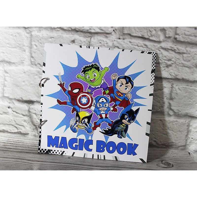 Розвиваючий альбом 'Розмальовка Супергерої (Magic book)' thumbnail popup