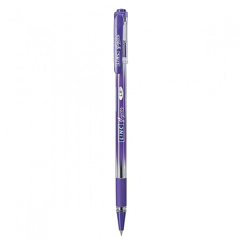 Ручка кулькова масляна 'Glycer' фіолетова 0,7 мм 'LINC' 12 шт. у уп. (411898) thumbnail popup