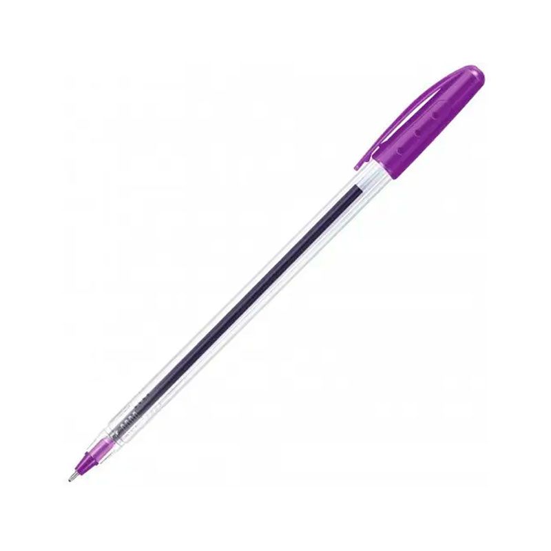 Ручка масляна Hiper Unik HO-530 0.7 мм фіолетова, 50шт в упаковці (HO-530 фіолетова) thumbnail popup