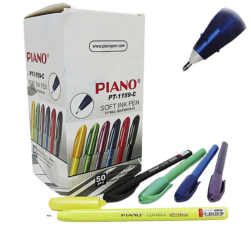 Ручка масло 'Piano' 'Correct' синя 50 шт в упаковці (1159C-PT) thumbnail popup