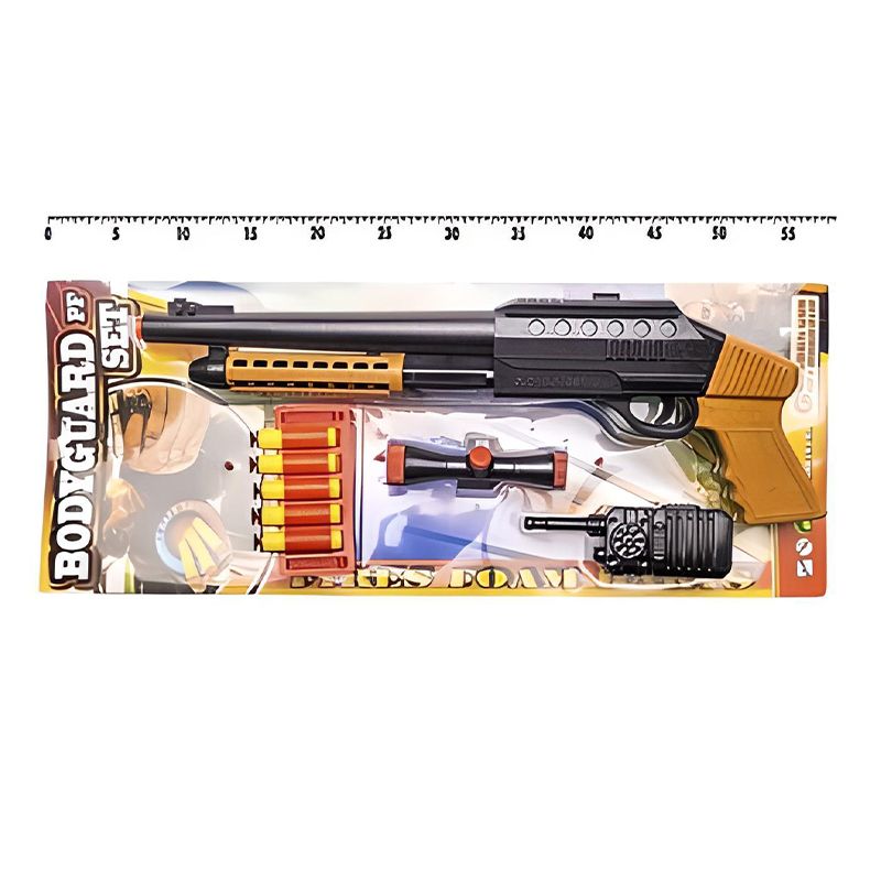 Рушниця в комплекті: 5 поролонових куль на присосках, рація, приціл 45 см (Збр 921) thumbnail popup