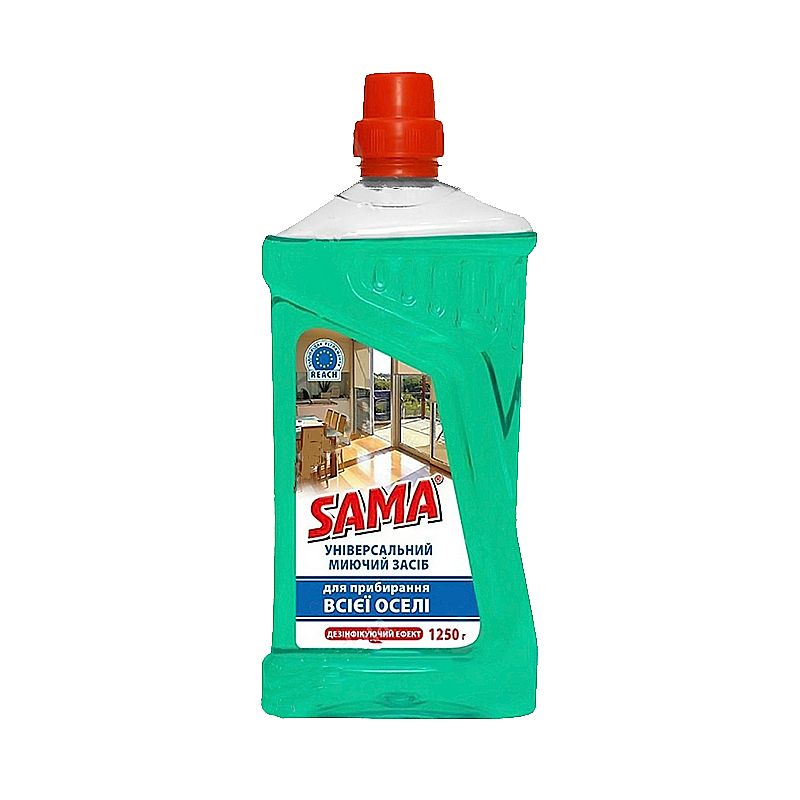 Засіб SAMA миючий універсальний для прибирання оселі, 1250мл thumbnail popup